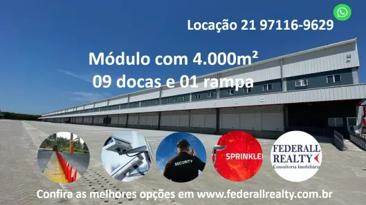 Galpão/Depósito/Armazém para alugar, 4000m² no Parque Duque, Duque de Caxias