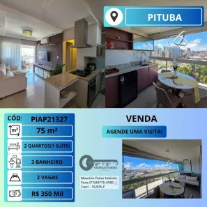 Apartamento com 2 Quartos à venda, 75m² no Pituba, Salvador