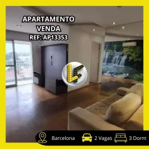 Apartamento com 3 Quartos à venda, 84m² no Barcelona, São Caetano do Sul