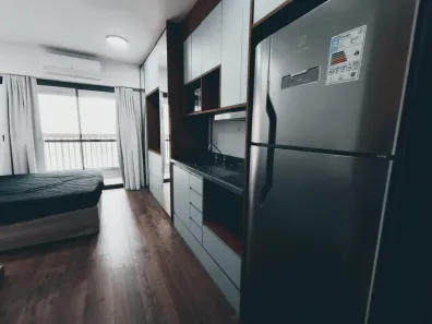 Apartamento com 1 Quarto para alugar, 29m² no Brooklin Paulista, São Paulo