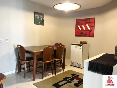 Flat com 1 Quarto para alugar, 48m² no Cidade Monções, São Paulo