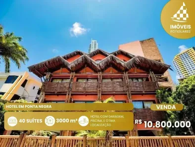 Prédio Comercial com 40 Quartos à venda, 3000m² no Ponta Negra, Natal