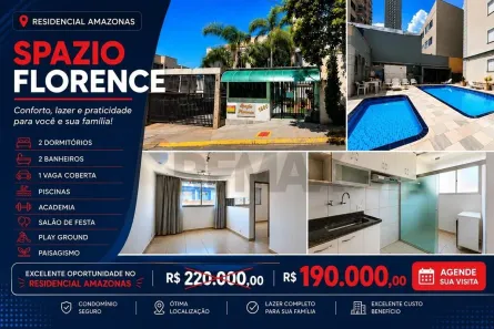 Apartamento com 2 Quartos à venda, 51m² no Residencial Amazonas, Franca