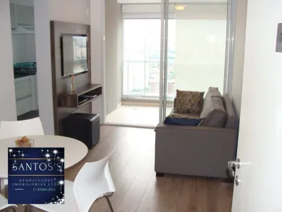 Apartamento com 1 Quarto para venda ou aluguel, 45m² no Brooklin Paulista, São Paulo