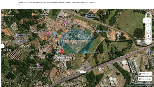 Lote/Terreno à venda, 1717m² no Medeiros, Jundiaí