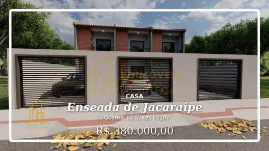 Casa com 2 Quartos à venda, 72m² no Enseada de Jacaraípe, Serra