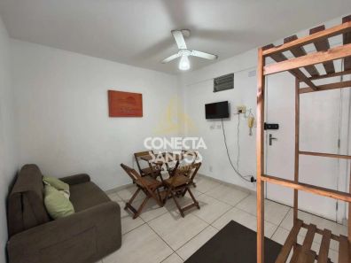 Apartamento com 1 Quarto à venda, 27m² no Centro, São Vicente