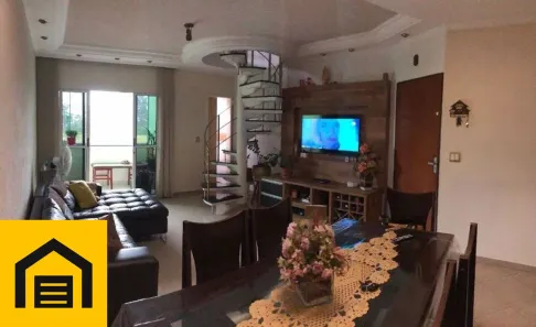 Cobertura com 3 Quartos para alugar, 101m² no Jardim Pedroso, Mauá
