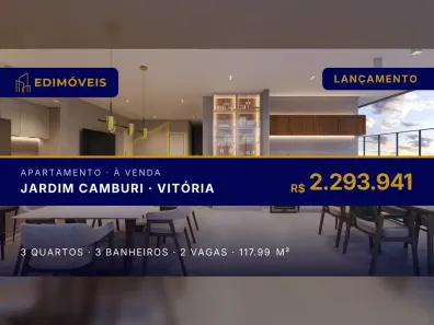Apartamento com 3 Quartos à venda, 117m² no Jardim Camburi, Vitória