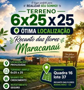 Lote/Terreno à venda, 150m² no Luzardo Viana, Maracanaú