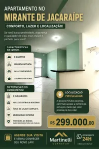 Apartamento com 2 Quartos à venda, 62m² no Castelândia, Serra