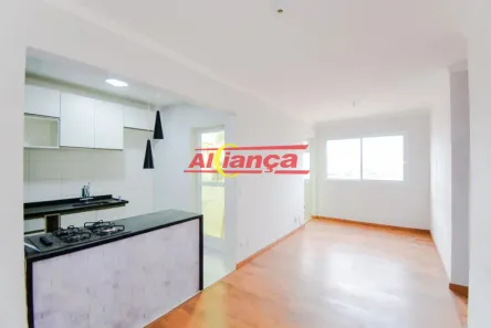 Apartamento com 2 Quartos para alugar, 50m² no Picanço, Guarulhos
