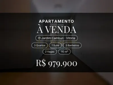 Apartamento com 3 Quartos à venda, 110m² no Jardim Camburi, Vitória