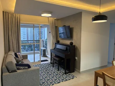 Apartamento com 2 Quartos para alugar, 57m² no Mirandópolis, São Paulo
