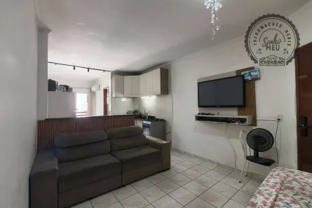 Kitnet com 1 Quarto à venda, 33m² no Guilhermina, Praia Grande