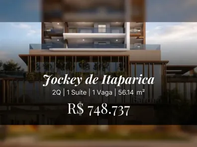 Apartamento com 2 Quartos à venda, 56m² no Jockey de Itaparica, Vila Velha
