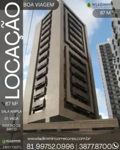 Sala Comercial para alugar, 87m² no Boa Viagem, Recife
