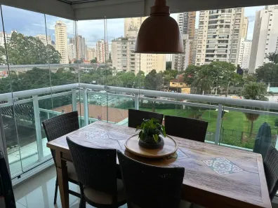 Apartamento com 1 Quarto para alugar, 52m² no Campo Belo, São Paulo