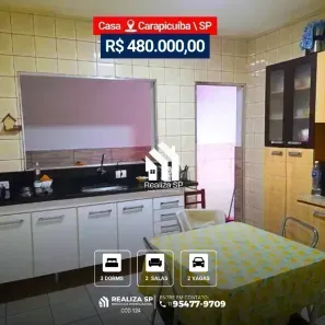 Casa com 3 Quartos à venda, 150m² no Vila Quintino, Carapicuíba