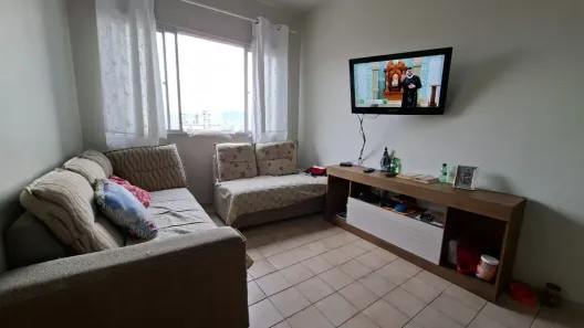 Apartamento com 1 Quarto para alugar, 54m² no Boqueirão, Praia Grande