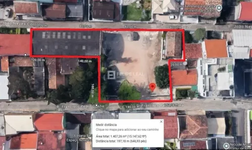 Lote/Terreno à venda, 1407m² no Roçado, São José