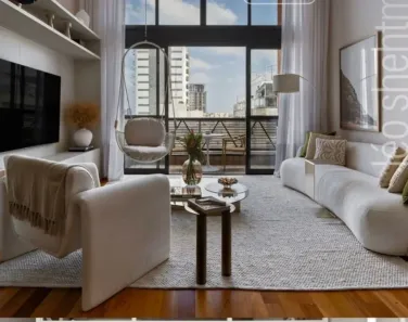 Apartamento com 1 Quarto para alugar, 85m² no Cerqueira César, São Paulo