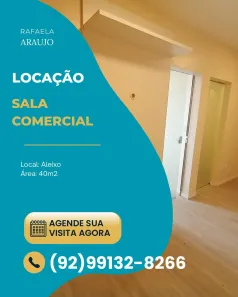 Sala Comercial para alugar, 40m² no São Francisco, Manaus
