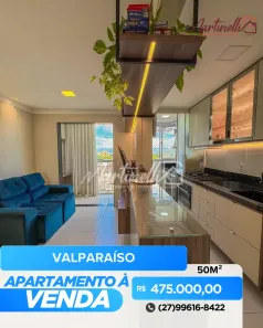 Apartamento com 2 Quartos à venda, 50m² no Valparaíso, Serra