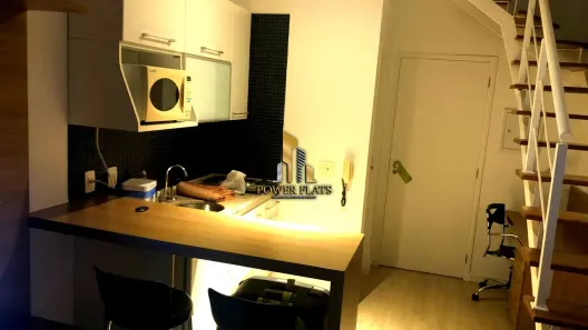 Flat com 1 Quarto para alugar, 45m² no Cidade Monções, São Paulo