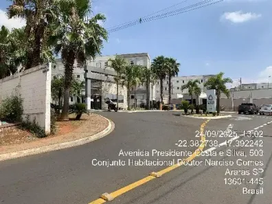 Apartamento com 2 Quartos à venda, 39m² no Conjunto Habitacional Narciso Gomes, Araras