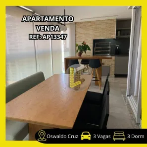 Apartamento com 3 Quartos à venda, 144m² no Osvaldo Cruz, São Caetano do Sul