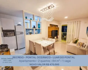 Apartamento com 2 Quartos à venda, 64m² no Recreio dos Bandeirantes, Rio de Janeiro