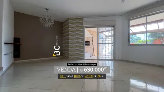 Casa com 3 Quartos à venda, 160m² no Jardim Sabará, Porto Alegre