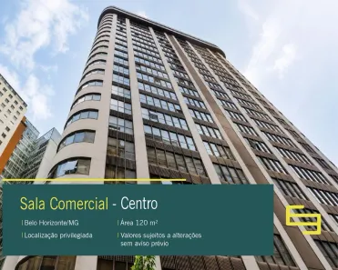 Sala Comercial à venda, 120m² no Centro, Belo Horizonte