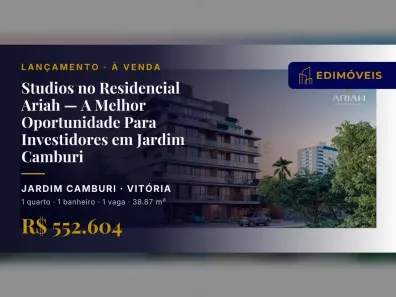 Apartamento com 1 Quarto à venda, 38m² no Jardim Camburi, Vitória
