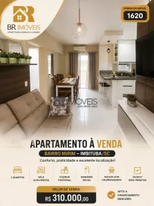 Apartamento com 2 Quartos à venda, 55m² no Mirim, Imbituba