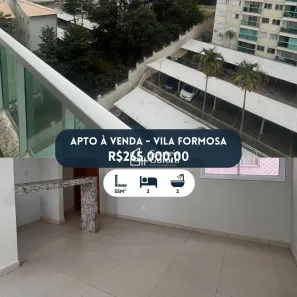 Apartamento com 2 Quartos à venda, 55m² no Vila Formosa, Anápolis