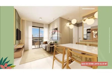 Apartamento com 2 Quartos à venda, 53m² no Presidente Kennedy, Fortaleza