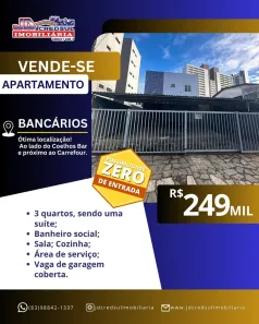 Apartamento com 3 Quartos à venda, 80m² no Bancários, João Pessoa