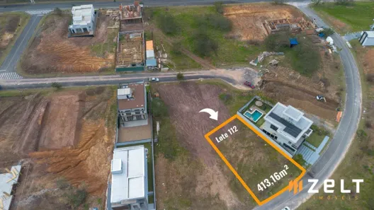 Lote/Terreno à venda, 413m² no Ponta Aguda, Blumenau