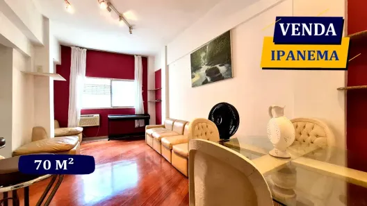 Apartamento com 2 Quartos à venda, 70m² no Ipanema, Rio de Janeiro