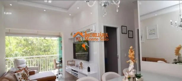 Apartamento com 2 Quartos à venda, 64m² no Vila Leonor, Guarulhos