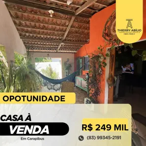 Casa com 2 Quartos à venda, 160m² no Praia de Carapibus, Conde