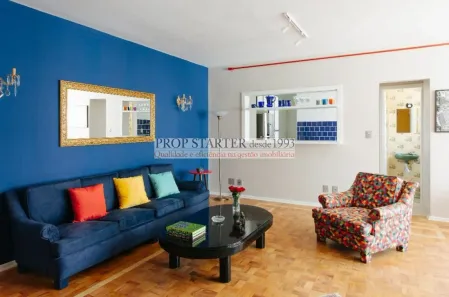 Apartamento com 3 Quartos para alugar, 150m² no Higienópolis, São Paulo