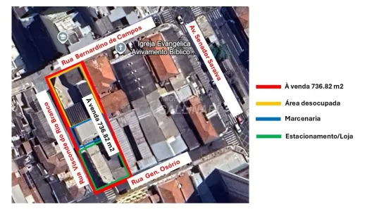 Lote/Terreno para alugar, 736m² no Centro, Campinas