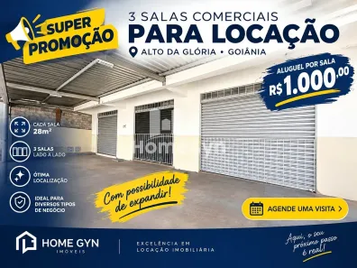 Sala Comercial para alugar, 28m² no Jardim Santo Antônio, Goiânia