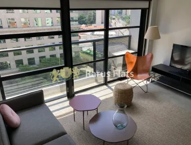 Flat com 1 Quarto para alugar, 50m² no Vila Nova Conceição, São Paulo