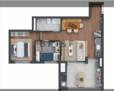 Apartamento com 2 Quartos à venda, 60m² no Vila Cordeiro, São Paulo