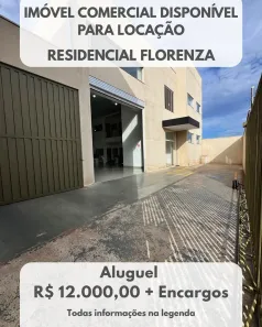 Ponto Comercial para alugar, 700m² no Residencial Florenza, Presidente Prudente