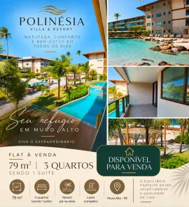Apartamento com 3 Quartos à venda, 79m² no Muro Alto, Ipojuca
